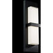 Bandeau LED 22 inch Black Outdoor Wall Light in 3000K, dweLED