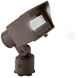 Adjustable Wall Wash Bronze Low Voltage Wall Wash in 2700K Warm LED, WAC Landscape