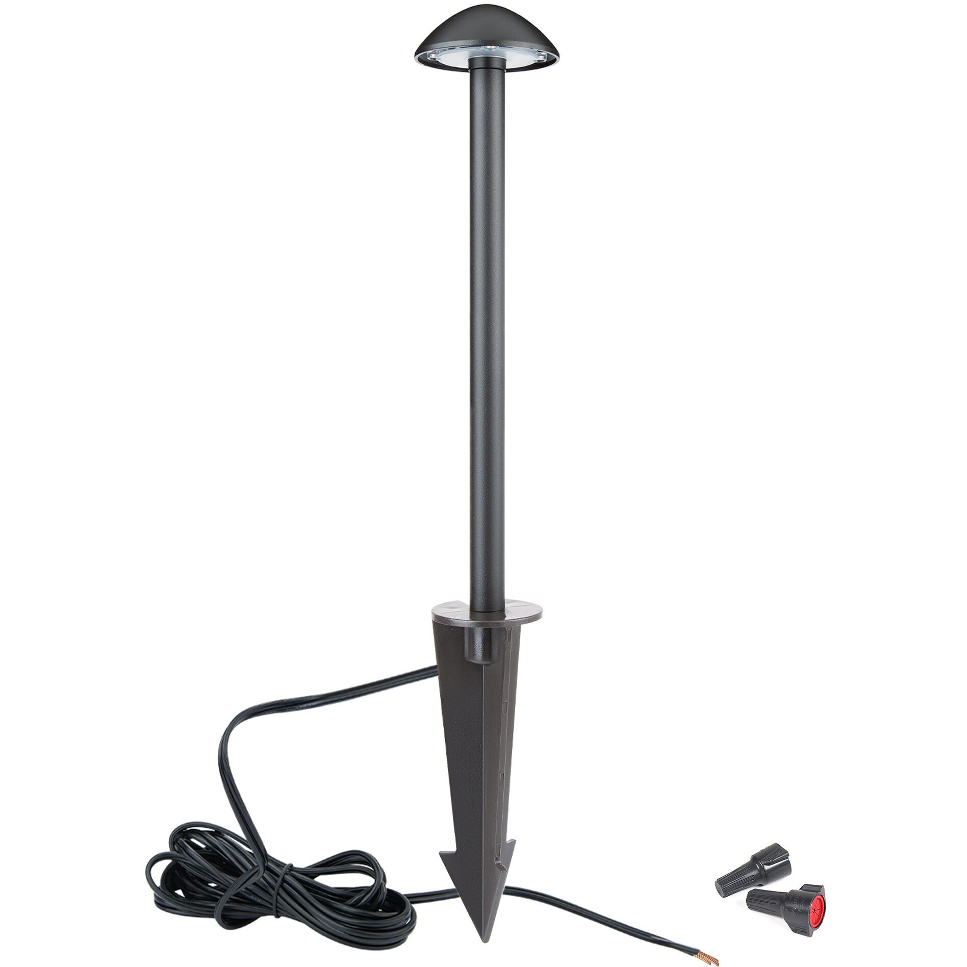 Interpath 12 2.5 watt Black Path Lighting in 2700K, Path and Area Light, WAC Landscape