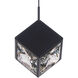 Ice Cube LED 6.63 inch Black Mini-Pendant Ceiling Light, dweLED