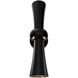 Fido LED 24 inch Black Outdoor Wall Light, dweLED