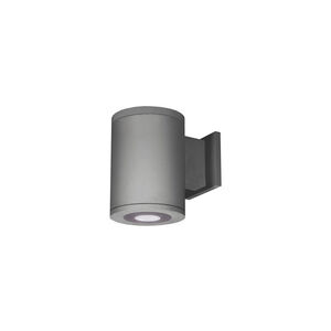 Tube Arch LED 5 inch Graphite Sconce Wall Light in 3000K, 85, Ultra Narrow, Towards Wall