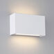 Blok LED 12 inch White Bath Vanity & Wall Light in 3000K, dweLED