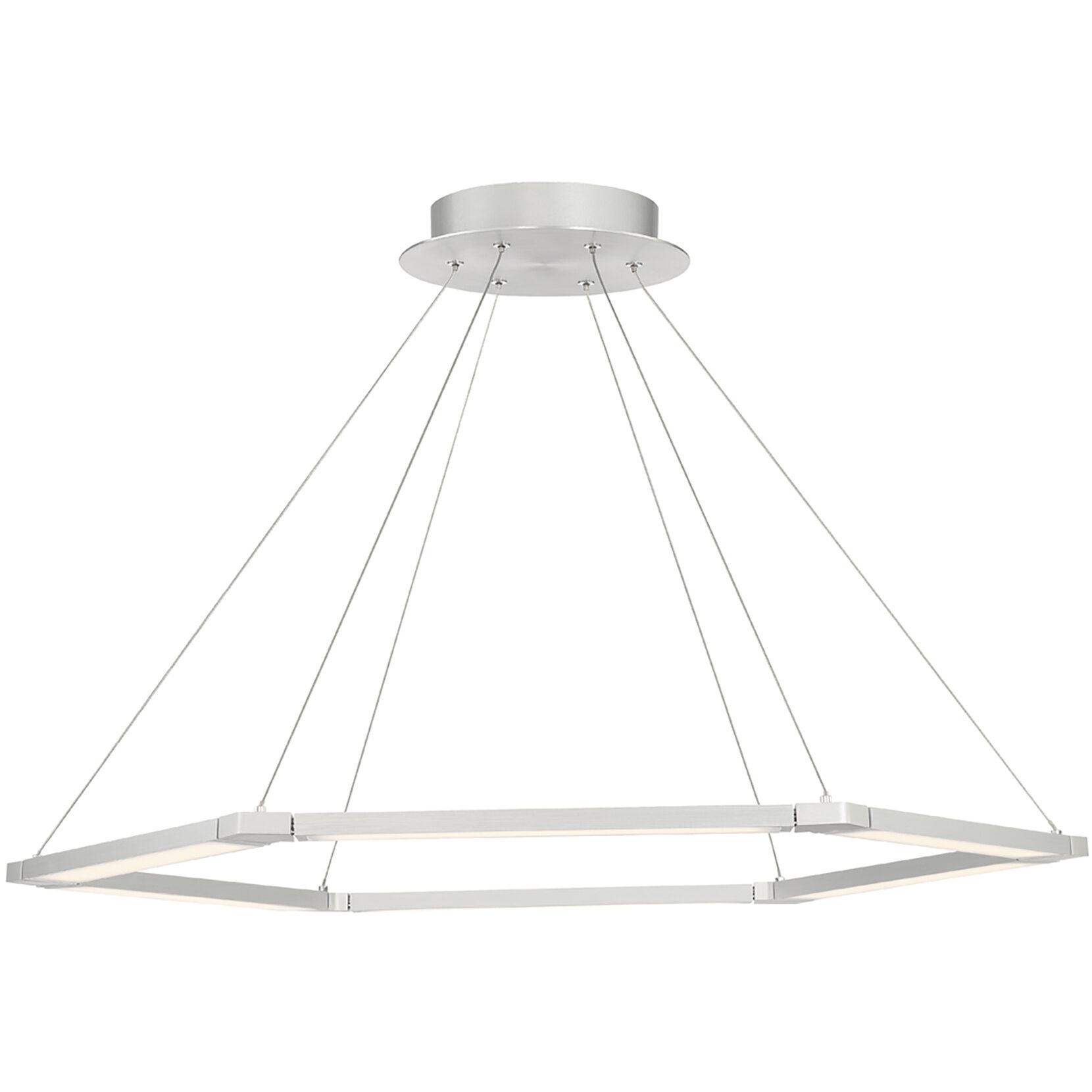 Lune LED 32 inch Aluminum Pendant Ceiling Light, dweLED