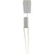 Volo LED 1.5 inch Brushed Aluminum Pendant Ceiling Light, dweLED