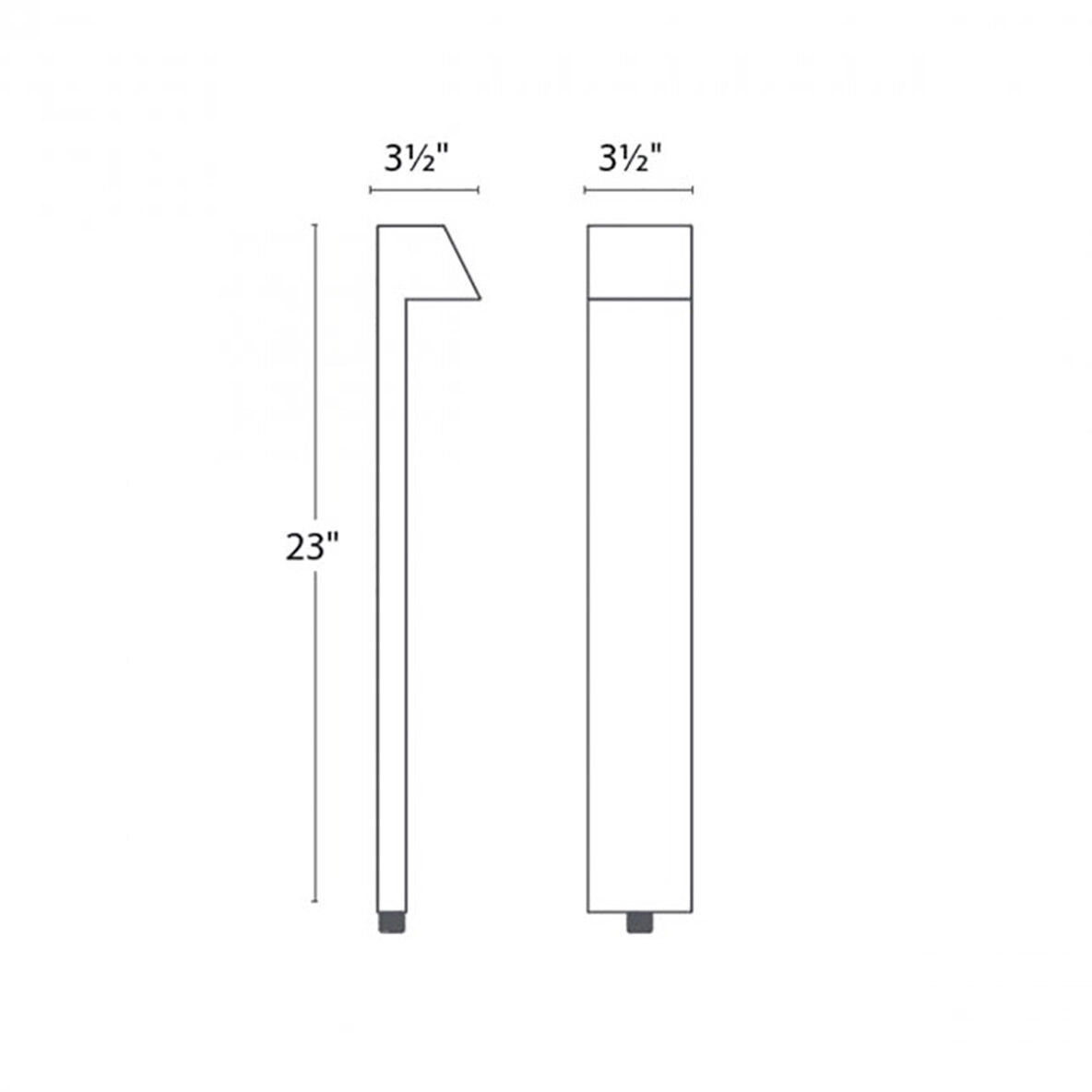Quad 12 3 watt Bronze Path Lighting in 2700K, Path and Area Light, WAC Landscape