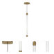 Jedi LED 1.5 inch Aged Brass Pendant Ceiling Light, dweLED