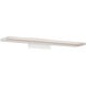 Level LED 25 inch White Bath Vanity & Wall Light, dweLED