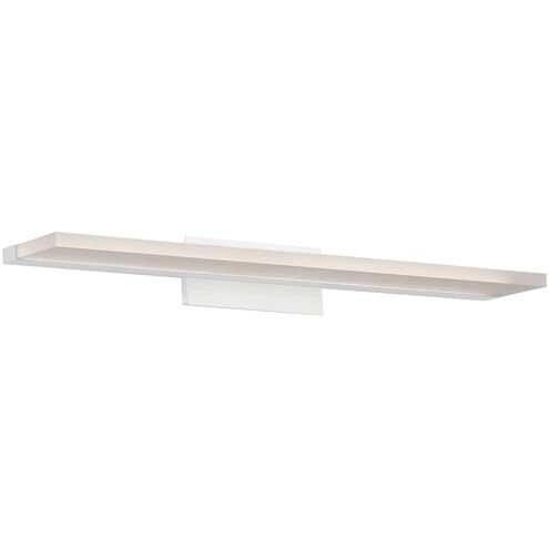 Level LED 25 inch White Bath Vanity & Wall Light, dweLED