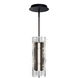 Cartridge LED 6 inch Black Mini-Pendant Ceiling Light, dweLED