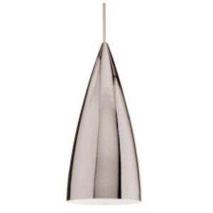 Cosmopolitan 1 Light 4 inch Brushed Nickel Pendant Ceiling Light in Chrome, Quick Connect