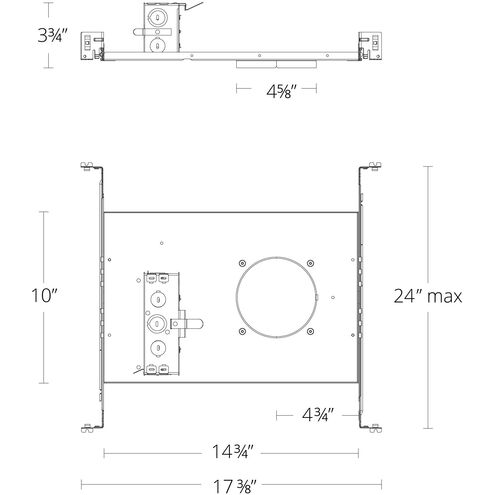 FQ Integrated LED Galvanized Steel Housing, Non-IC Housing Only