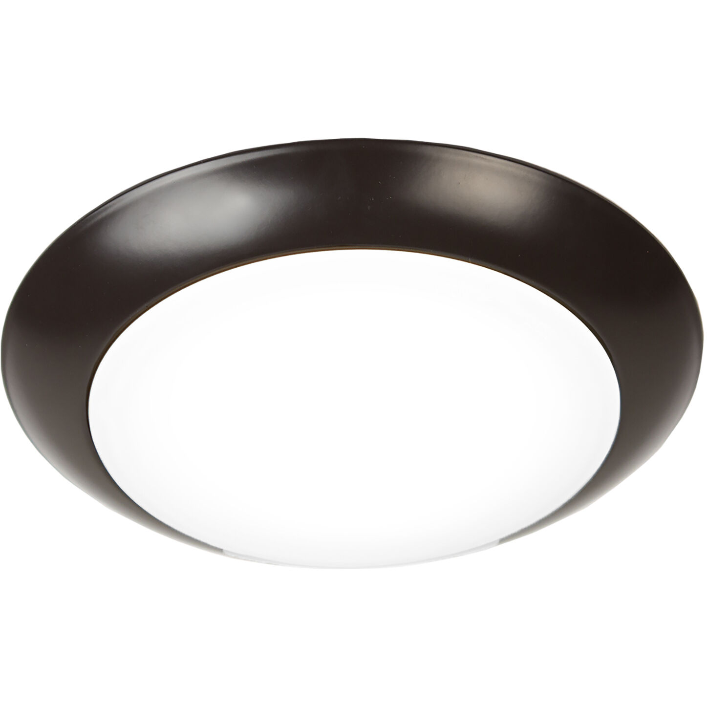Disc LED 7.4 inch Bronze Flush Mount Ceiling Light in 3000K, 1, WAC Limited