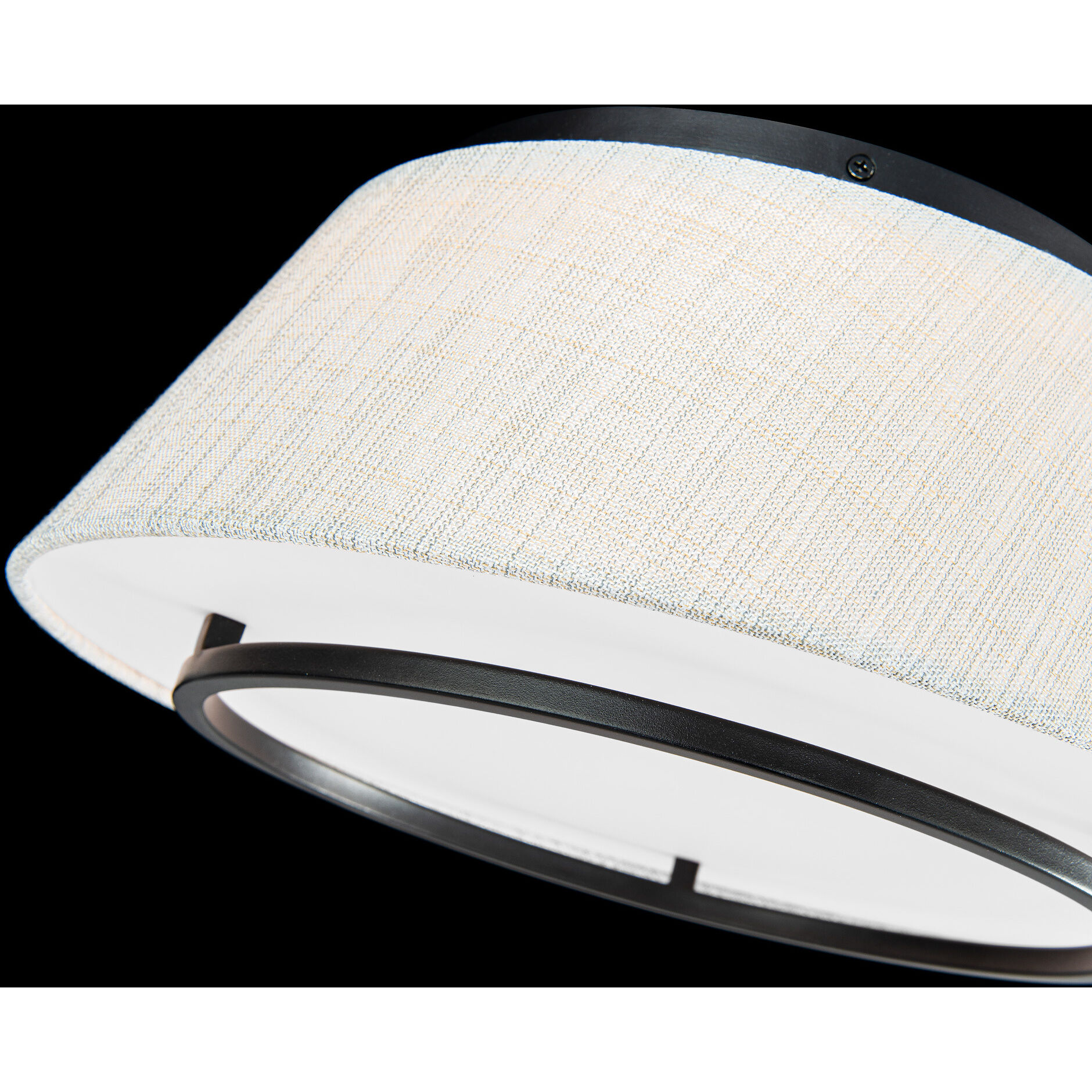 Hailey LED 16 inch Black Flush Mount Ceiling Light, dweLED