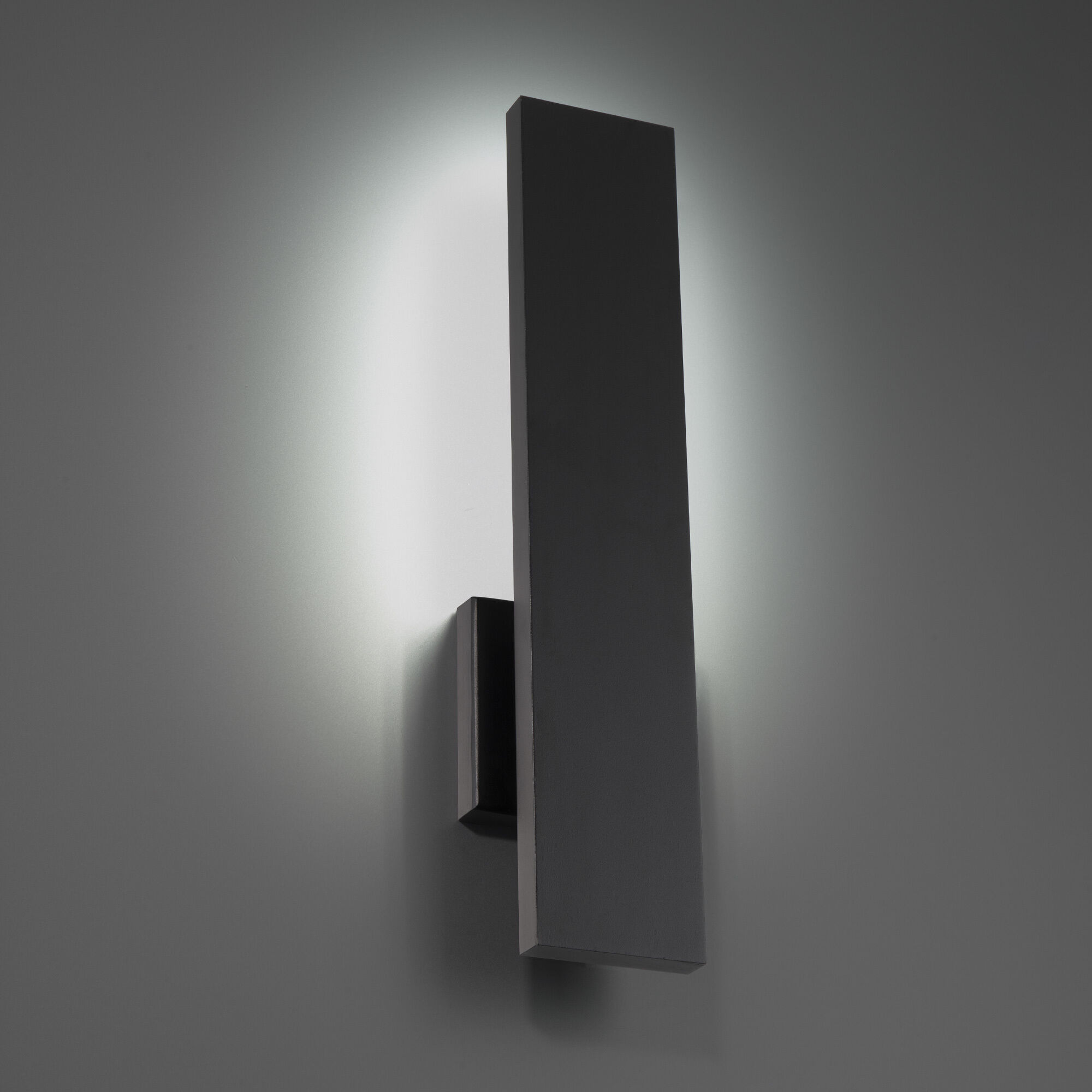 Stag LED 2.5 inch Black Outdoor Wall Light in 3500K, dweLED