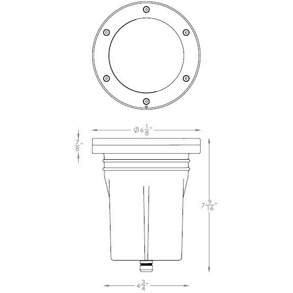 Grand 120 24.00 watt Solid Brass Coated in Bronze Path Lighting, WAC Landscape