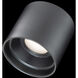 Downtown LED 5 inch Black Flush Mount Ceiling Light in 3000K, dweLED
