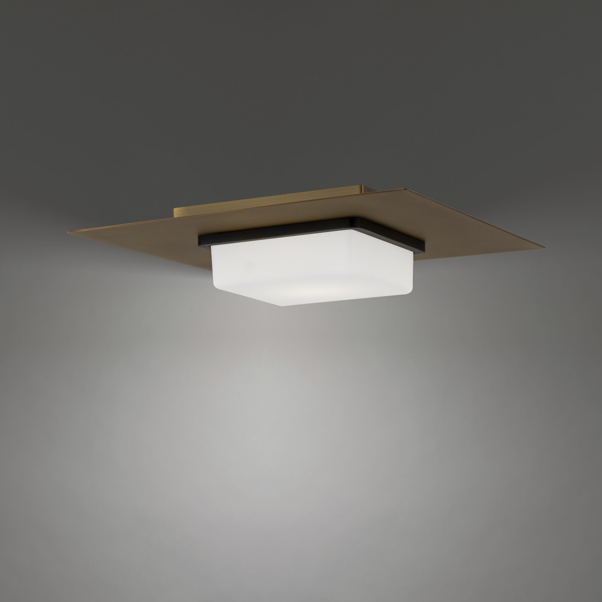 WAC Lighting PD 23412 35 BK Gaze 1 Light 14 inch Black Pendant Ceiling Light in 3500K dweLED