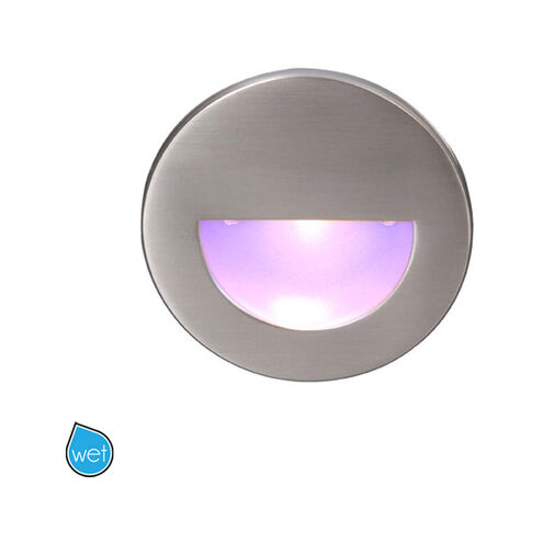 Tyler 120 3.8 watt Brushed Nickel Step and Wall Lighting in Blue, WAC Lighting