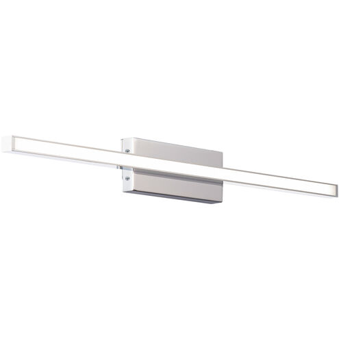 Parallax LED 24 inch Chrome Bath Vanity & Wall Light, dweLED