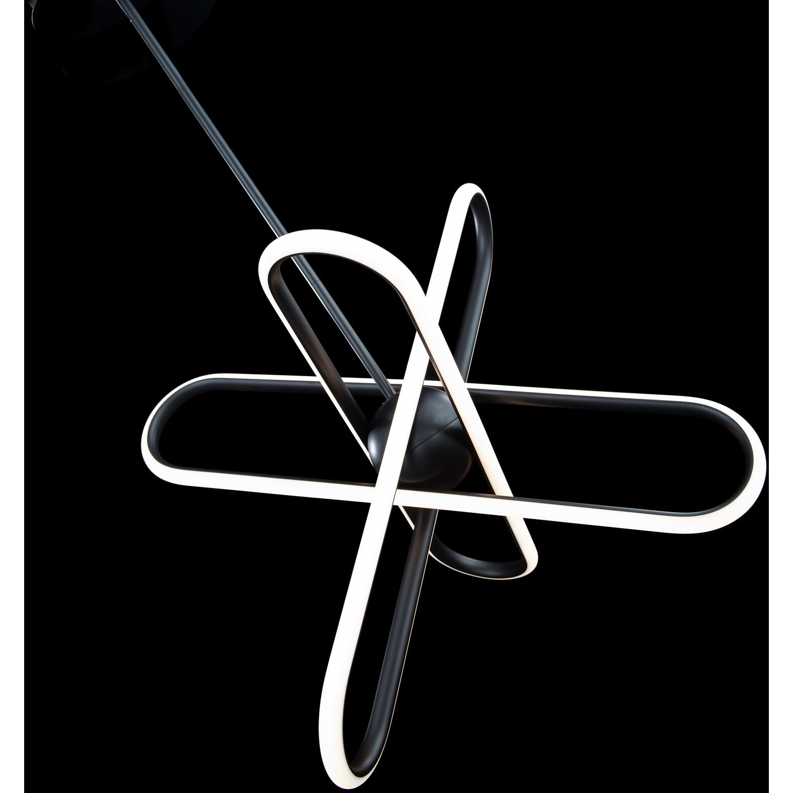 Valerius LED 21 inch Black Pendant Ceiling Light, dweLED