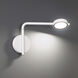 Elbo Reading Light Wall Light in 3000K, White, dweLED