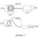 Ocularc LED Module - Driver Recessed Trims in 4000K, Round