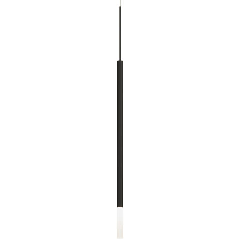 Viggo LED 0.75 inch Black Pendant Ceiling Light in 2700K, dweLED