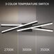 Parallax 4 Light 27 inch Black Bath Vanity Light Wall Light in 3000K