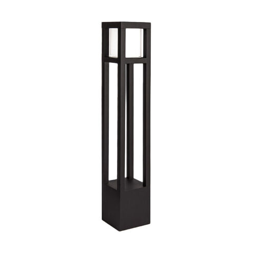 Tower 277 13.2 watt Black On Aluminum Bollards in 2700K