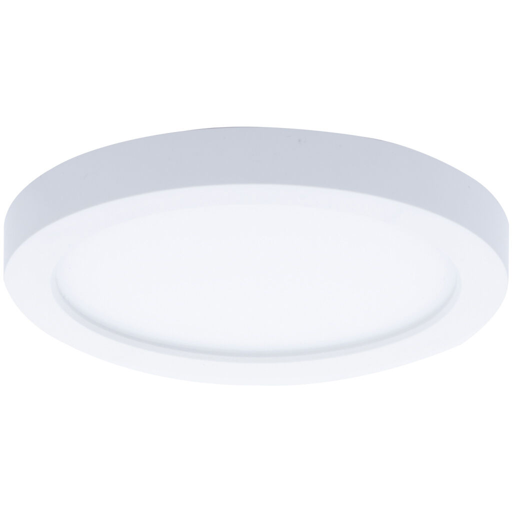 Round LED 5.25 inch White Flush Mount Ceiling Light in 3000K, 1, WAC Limited