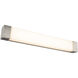 Darcy LED 36 inch Brushed Nickel Bath Vanity & Wall Light, dweLED