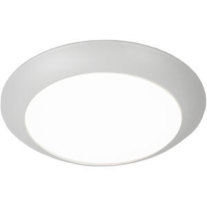 Disc LED 7 inch White Flush Mount Ceiling Light in 3000K, 1