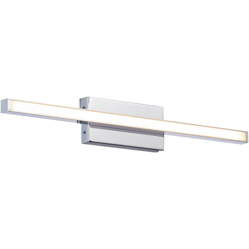 Parallax LED 18 inch Chrome Bath Vanity & Wall Light, dweLED