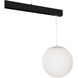 Ventrix 1 Light 48 White Track Fixtures Ceiling Light