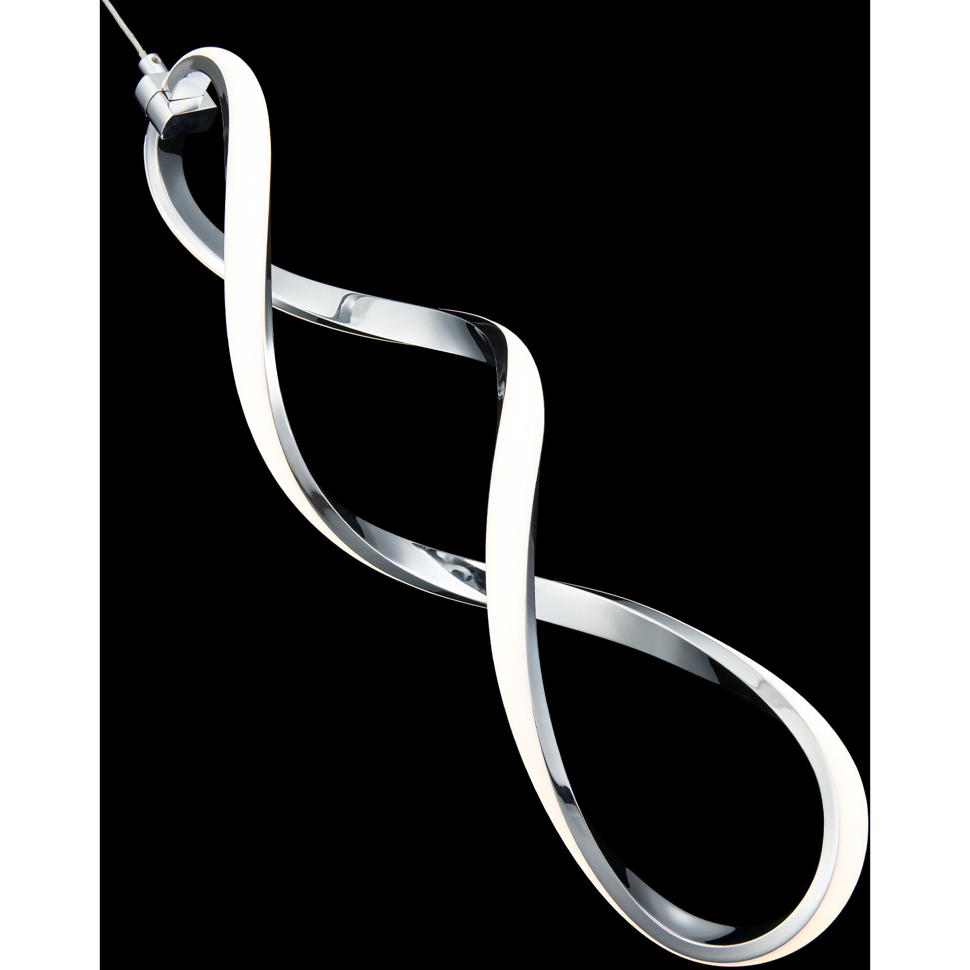 Interlace LED 5.13 inch Chrome Mini-Pendant Ceiling Light, dweLED