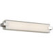 Bliss LED 22 inch Polished Nickel Bath Vanity & Wall Light in 3000K, dweLED