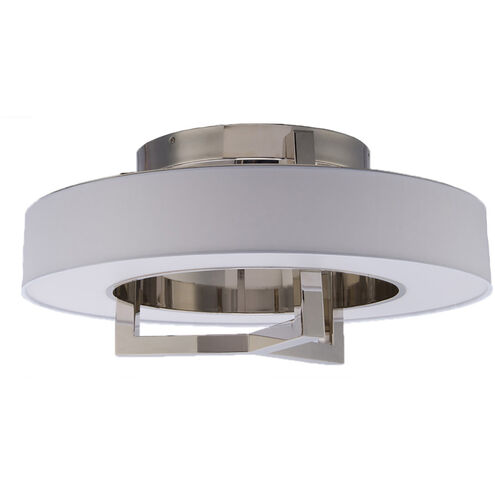Madison LED 28 inch Brushed Nickel Flush Mount Ceiling Light, dweLED