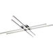 Parallax LED 42 inch Chrome Flush Mount Ceiling Light, dweLED