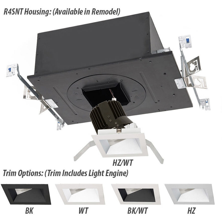 Volta LED White Recessed Lighting in 90, 3000K