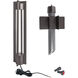 Chamber 12 5.5 watt Bronze Bollard Light in 3000K Warm White LED, WAC Landscape