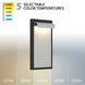 Cap LED 12 inch Graphite Black Outdoor Wall Lighting, WAC Limited