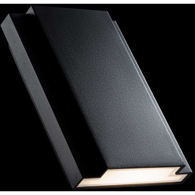 Layne Wall Sconce Wall Light in 2700K, Black, dweLED