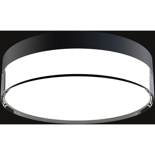 Twist-N-Lite LED 9 inch Black Flush Mount Ceiling Light