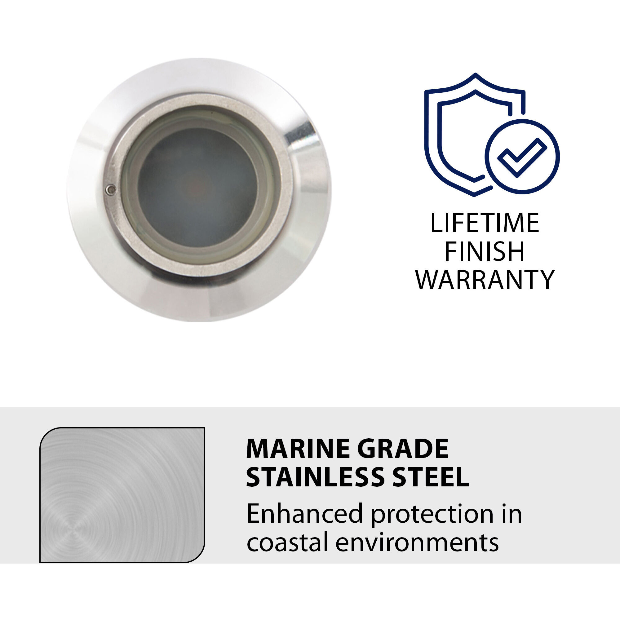 Tyler 12 4.1 watt Stainless Steel Path Lighting in 3000K, WAC Landscape