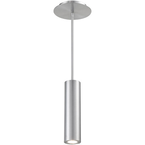 Caliber LED 2.69 inch Brushed Aluminum Outdoor Pendant, dweLED