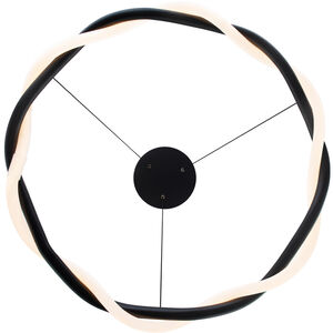 Escapade LED 28 inch Black Pendant Ceiling Light, dweLED