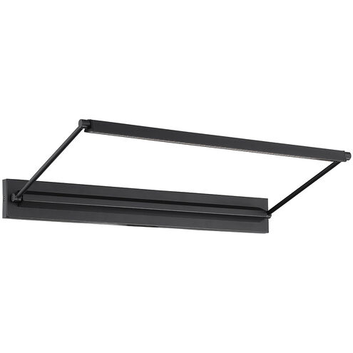 Hudson 17.5 watt 24 inch Black Picture Light Wall Light, dweLED