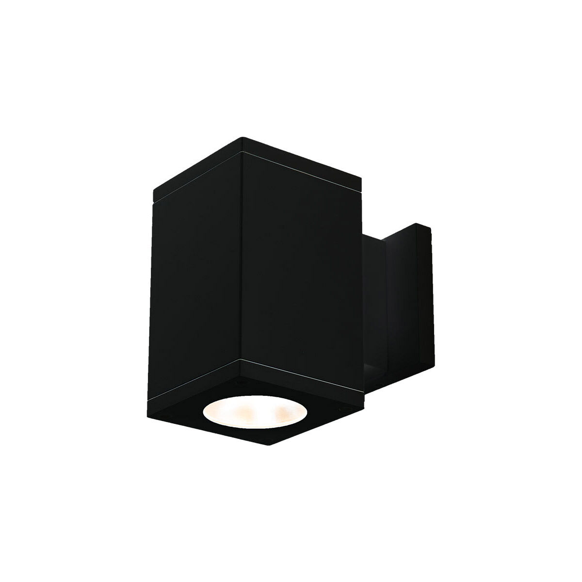 Cube Arch LED 5.5 inch Black Sconce Wall Light in Flood, 85, 4000K, Towards Wall