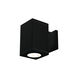 Cube Arch LED 5.5 inch Black Sconce Wall Light in Flood, 85, 4000K, Towards Wall